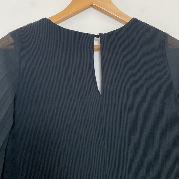 ASTR The Label Roseanne Romper Jumpsuit Black Lined Sheer Long Sleeve Size S - Picture 9 of 14